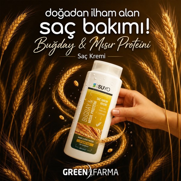 SUYO Buğday ve Mısır Proteinli Saç Kremi 600 ml