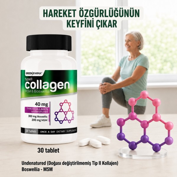 Green Farma Tip II Kollagen 30 Tablet