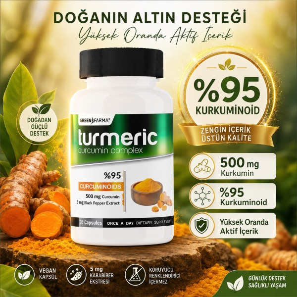 Green Farma Curcumin 30 Kapsül