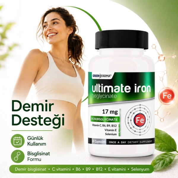 Green Farma Ultimate Iron 60 Kapsül